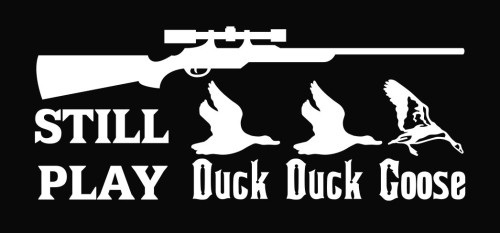 duck duck goose decal duck hunting sticker