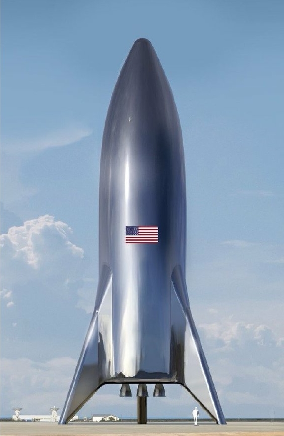 Elons SpaceX STARSHIP Isnt she a bute STICKER