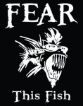 Fear This Fish Vinyl Decal Sticker