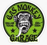 GAS MONKEY GARAGE FUNNY BEER STICKER GREEN