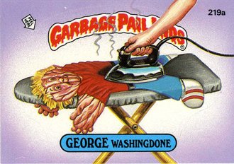 GEORGE Washington Funny Sticker Name Decal
