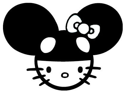 Hello K Mouse Decal