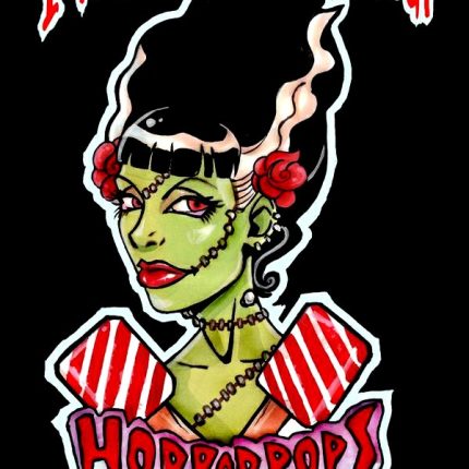 HORRORPOPS PSYCHO BITCHES BAND STICKER 2