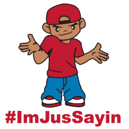 Im Jus Sayin HASHTAG FUNNY STICKER