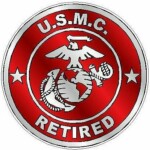 MARINE CORPS RETIRED red