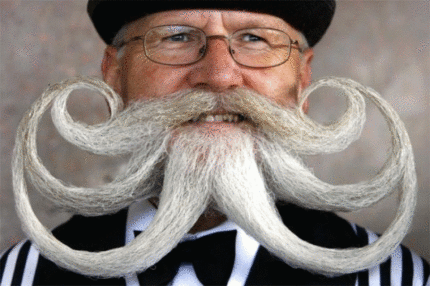 mustache photo sticker 33