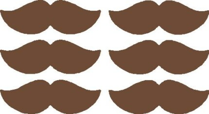 Mustache Sticker Set Style 3