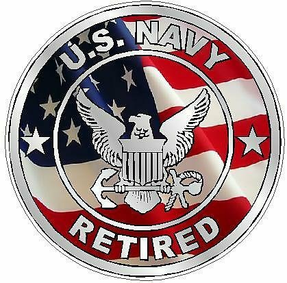 NAVY RETIRED flag usa