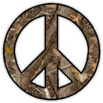 PEACE FILLS Brown Camo