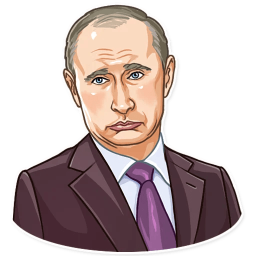 president vladimir putin political sticker 17