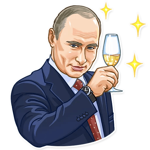 president vladimir putin political sticker 9