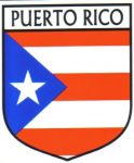 Puerto Rico Flag Crest Decal Sticker