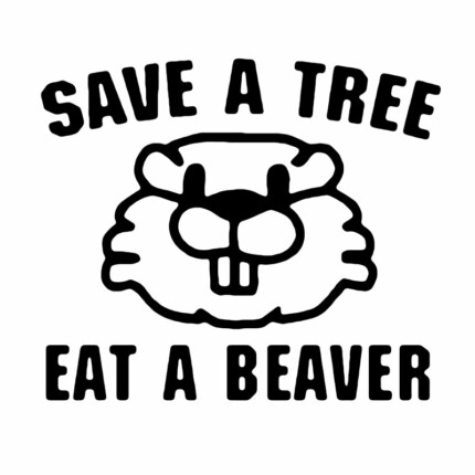 Save-A-Tree-Eat-A-Beaver-Decal