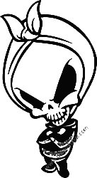 Skull Vinyl Decal Sticker 17