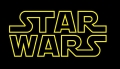 Star Wars Logo Outline Yellow