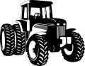 Tractor Vinyl Wall or Window Decal Sticker