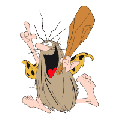 WB Captain Caveman Sticker