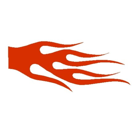 036 - Flame Decal Designs