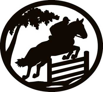 Horse Jumping Decal 2