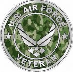 AIR FORCE VETERAN camo green