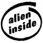 Alien Inside Decal