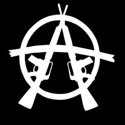 Anarchy-Gun-Control-Vinyl-Car Decal