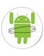 Android Hula Hoop Sticker