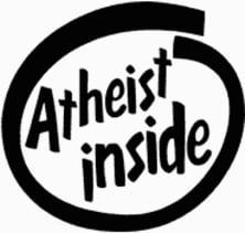 Atheist Inside Decal