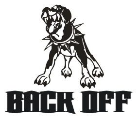 Back Off Car Decal 02