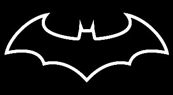 batman outline decal