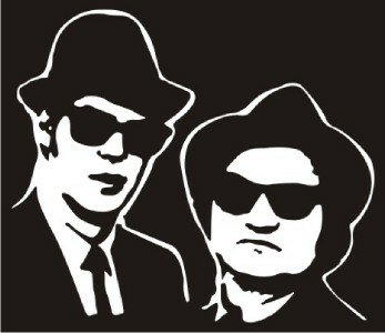 Blues Brothers Decal 1