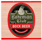 Bohemian Club Bock Beer Label Sticker