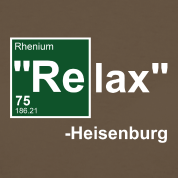Breaking Bad Relax Heisenburg Diecut Decal