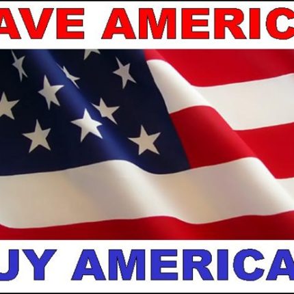 buy american save america sticker