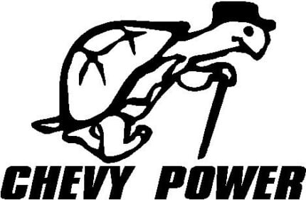 Chevy Power Turtle Decal