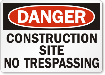 Construction Safety Signs and Labels 06