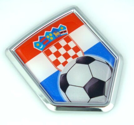 Croatia Soccer 3D Adhesive Auto Emblem