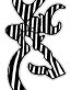DEER HEAD BOW FILLS Zebra Skin