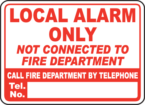 Fire Alarm Signs and Labels 33