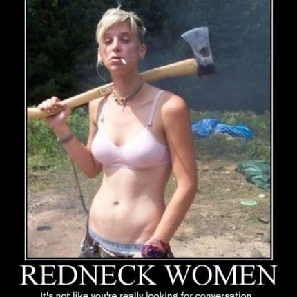 Funny Redneck Women Sticker