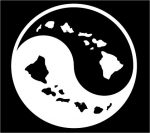 hawaiian sticker yin yang