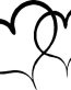 Hearts Diecut Vinyl Decal Sticker