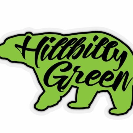 Hillbilly Green Logo Vinyl Decal