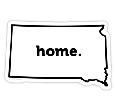 Home South Dakota Sticker