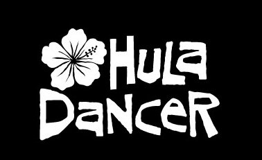 Hula Dancer Sticker