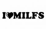 I love milfs Funny Guy Sticker