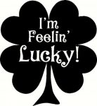 Im Feeling Lucky Die Cut Car Decal Sticker