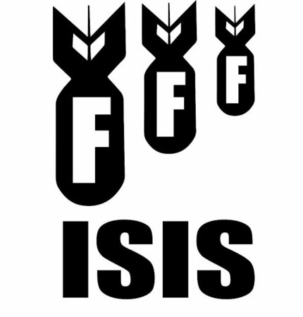 ISIS F BOMB STICKER