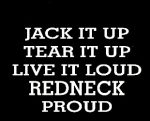 jack it up redneck die cut decal