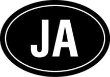 Jamaica Oval Sticker